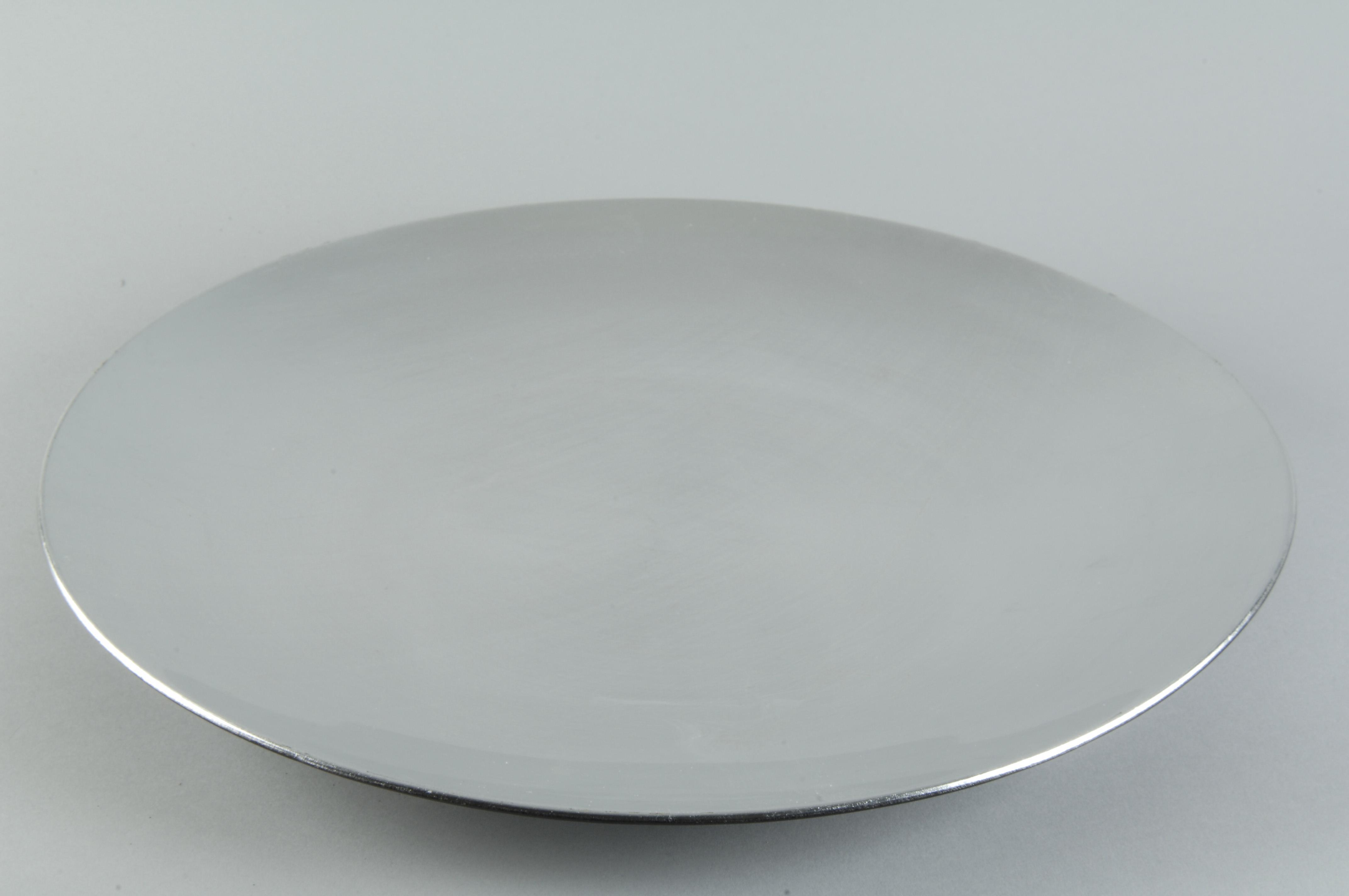 PLASTIC DECO BOWL D40CM.SILVER
