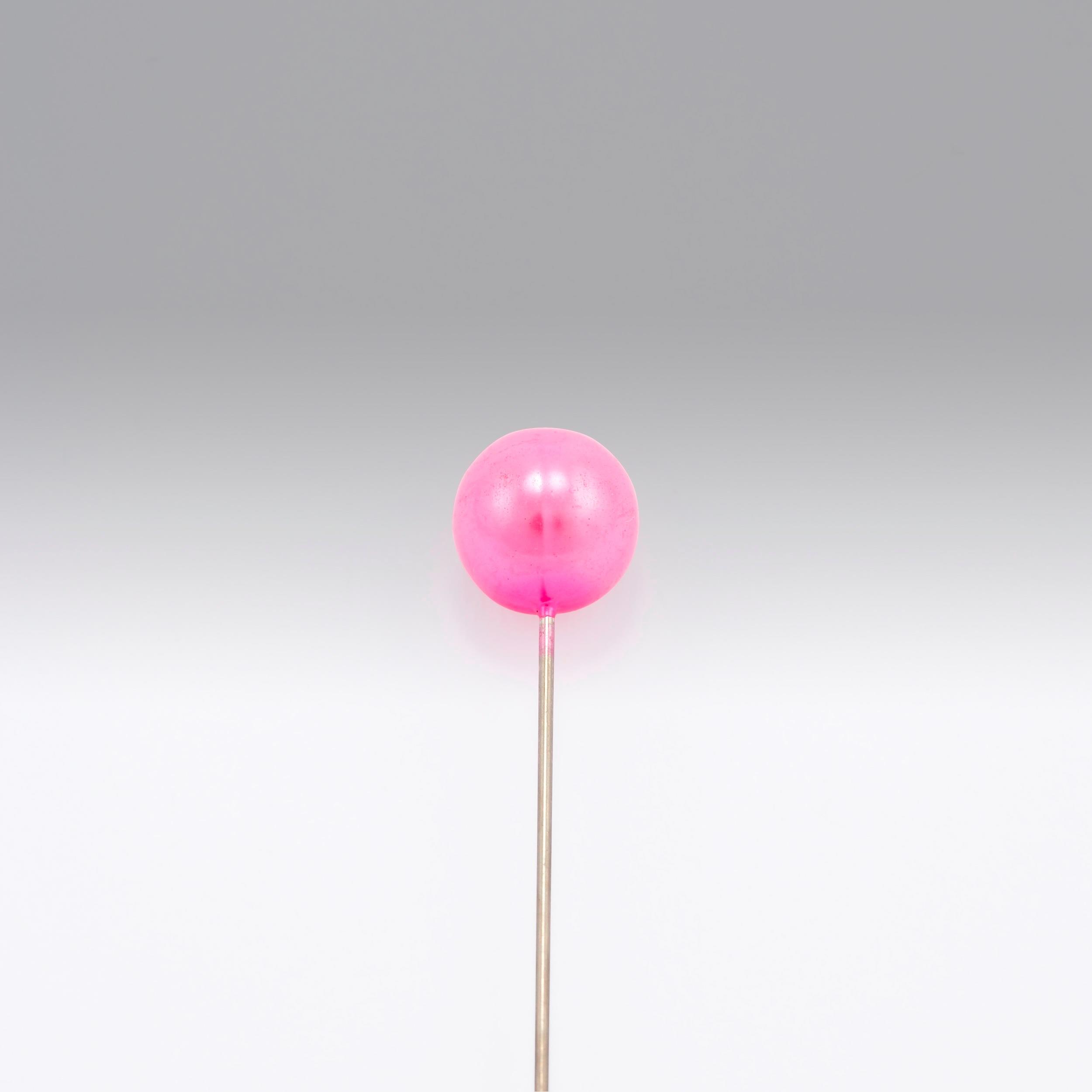 SPILLI DECORATIVI L65MM. D10MM.72PZ. ROSA CH.