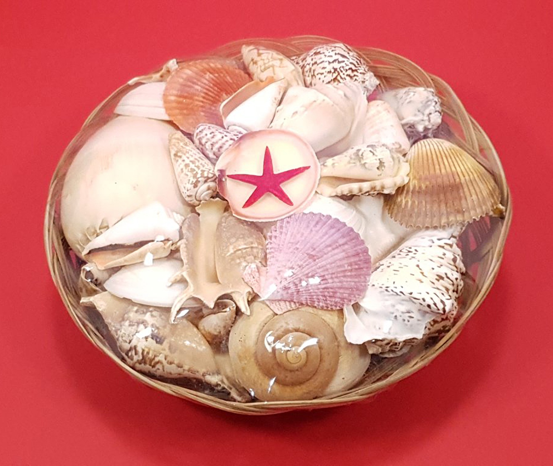 CONCHIGLIE IN CESTO GRANDE D28CM.