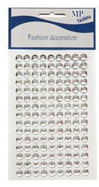 DIAMOND 8MM.135PZ. STICKERS SILVER