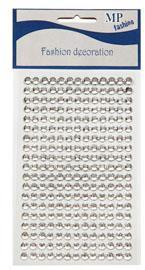 DIAMOND 6MM.247PZ. STICKERS SILVER