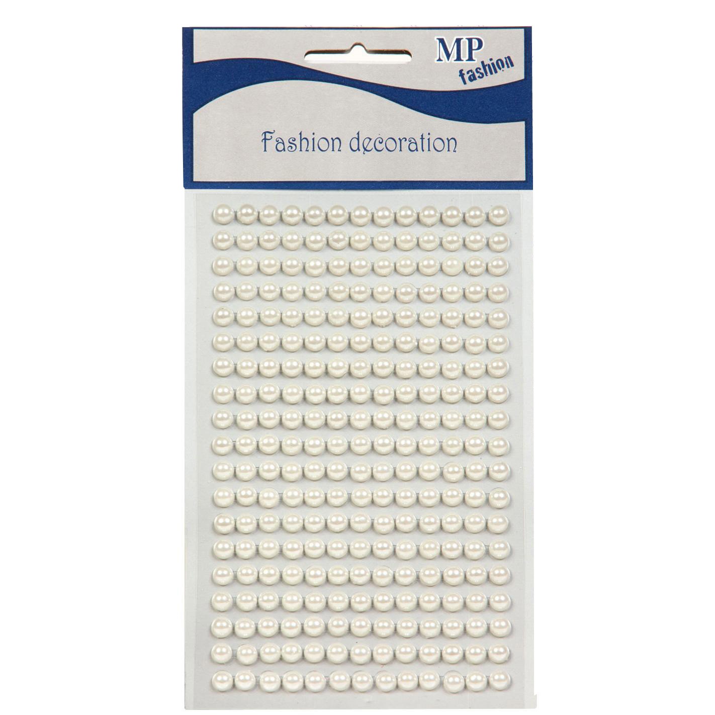 PEARL 8MM.150PZ. STICKERS CREAM