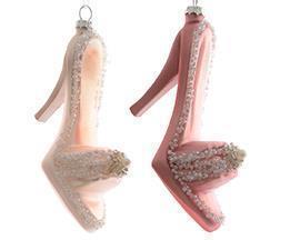 GLASS HIGH HEEL 2PZ. L12CM.CR. --NETTO--------
