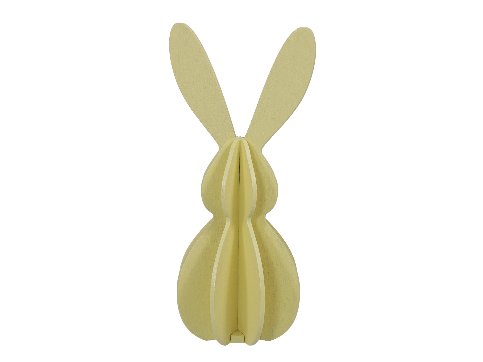 CONIGLIO LEGNO 11,5X H23,5CM. 2PZ.COL.ASS.