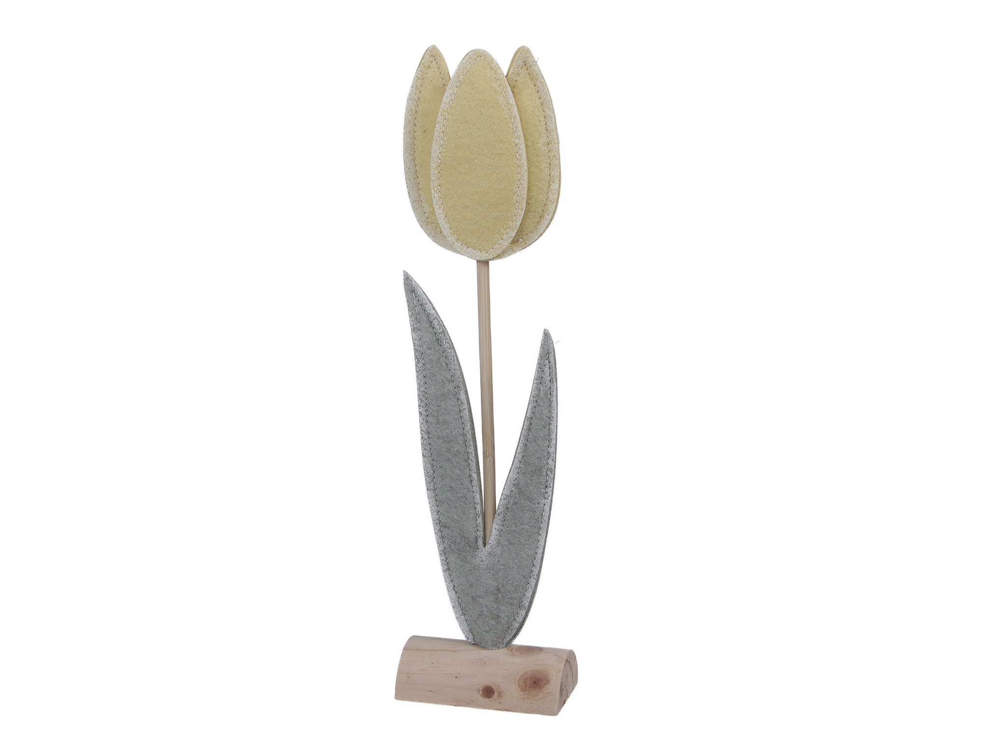 TULIPANO IN FELTRO 9X5 H44CM. 2PZ.COL.ASS.