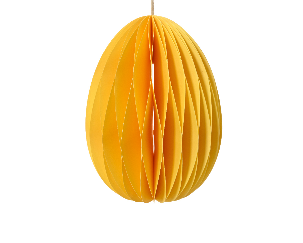 UOVA ORIGAMI D17 H22CM. 2PZ. COL. ASS.