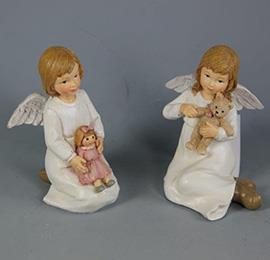 ANGIOLETTO RESINA SED. 2PZ. 10CM.----NETTO---------