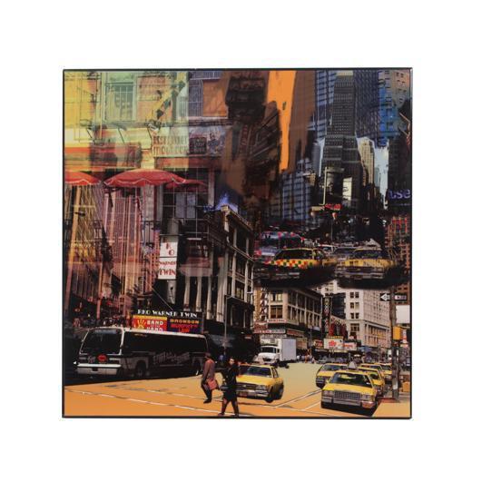 QUADRO L38 W38 H4CM. NEW YORK COL