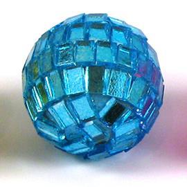 MIRROR BALLS 20MM. 8PZ.LIGHT BLUE