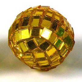 MIRROR BALLS 20MM. 8PZ.GOLD