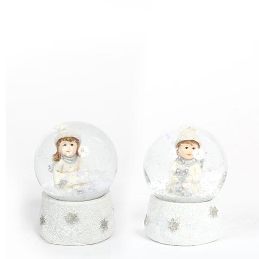 WATERBALL 2PZ.H8,5 D6,5 W/ANGEL WHIT