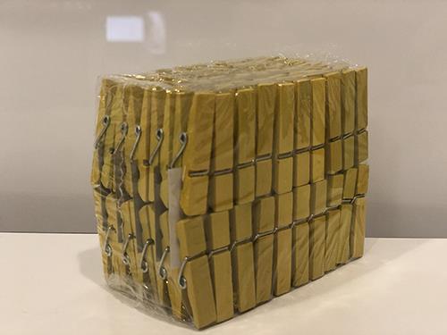 MOLLETTE 35MM.100PZ. LEGNO GIALLO