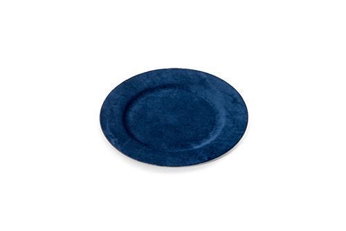 PIATTO VELVET D33CM. BLUE