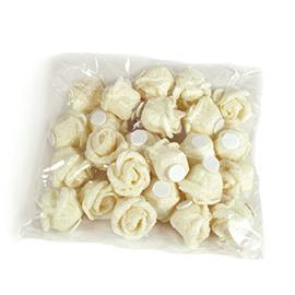 ROSA 24PZ.BRILL. ADESIV. D2,5CM.WHITE