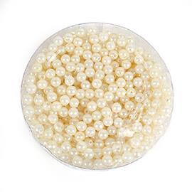 TUBE 1440 BEADS D6MM.PEARL