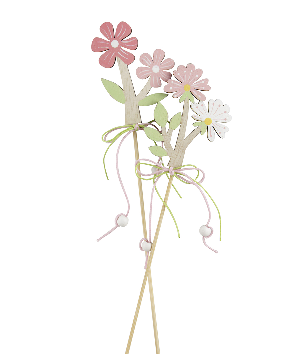 PICK SPRINGTIME LEGNO 6,8X5,4CM. 8PZ.