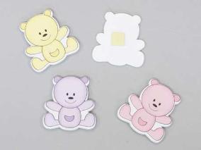 BEARS STICKER 24PZ. 2,5CM. ASS.