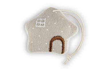CASETTE STOFFA DA APP. 4,5X5CM. 15PZ. BEIGE