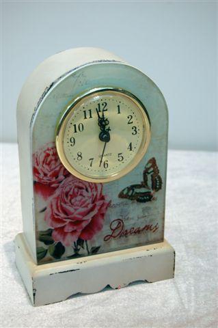 OROLOGIO FLEURS 13X20X7CM.  --NETTO--------