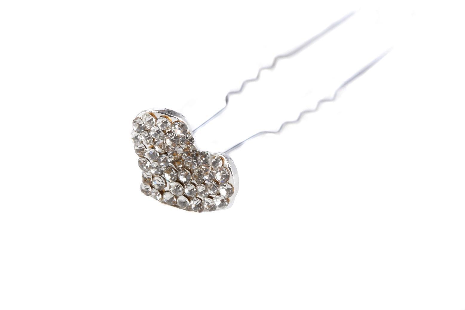 DEKOPIN CUORE C/DIAMANTI 20PEZZI