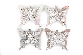 FARFALLE FILIGRANA 12PZ. 5CM.METAL