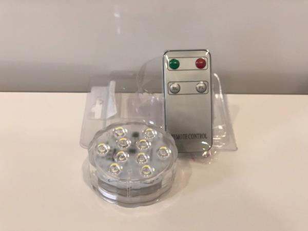 PLACCA 10LEDS IMMERS. C/TELEC. FREDDA