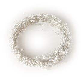 FILO DI PERLE 25MT BIANCO