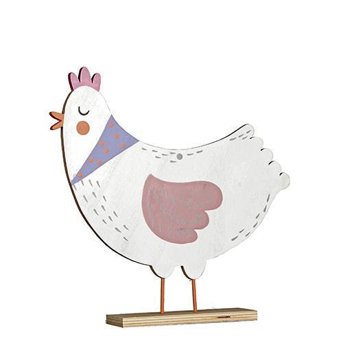 GALLINA LEGNO H6 32X31,5CM.