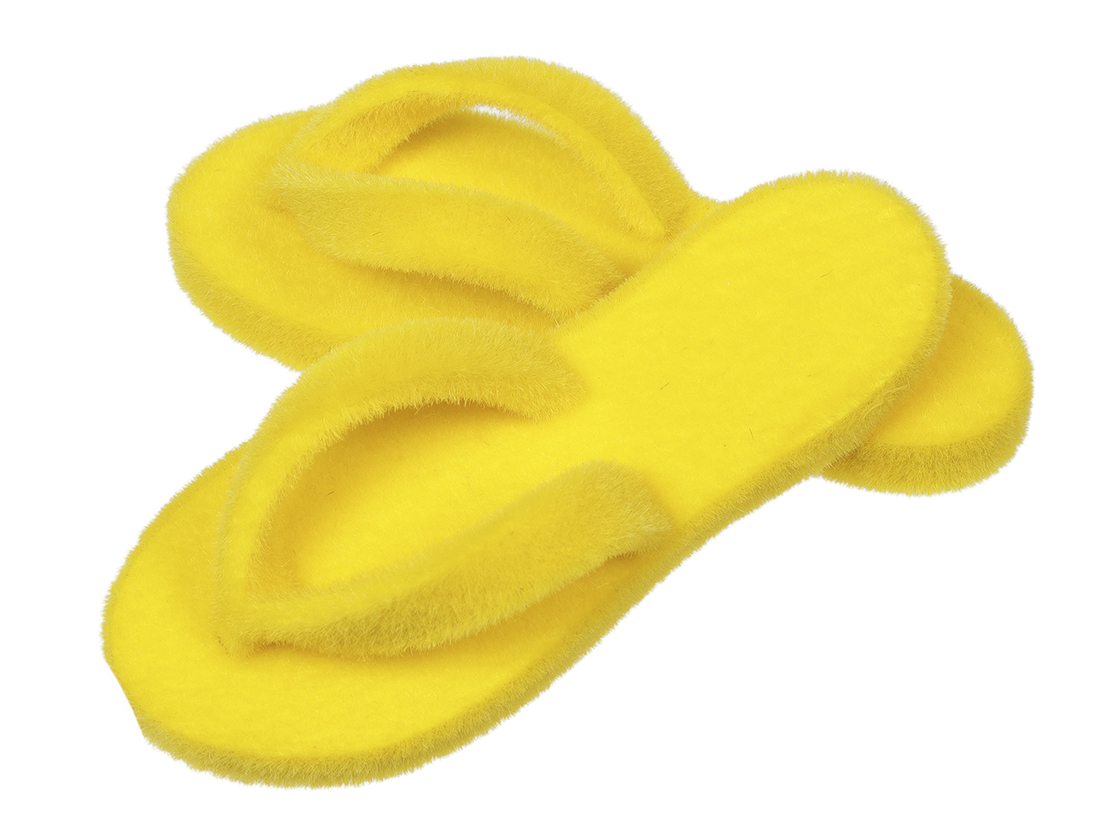 FLIP-FLOP COPPIA 25CM. GIALLO