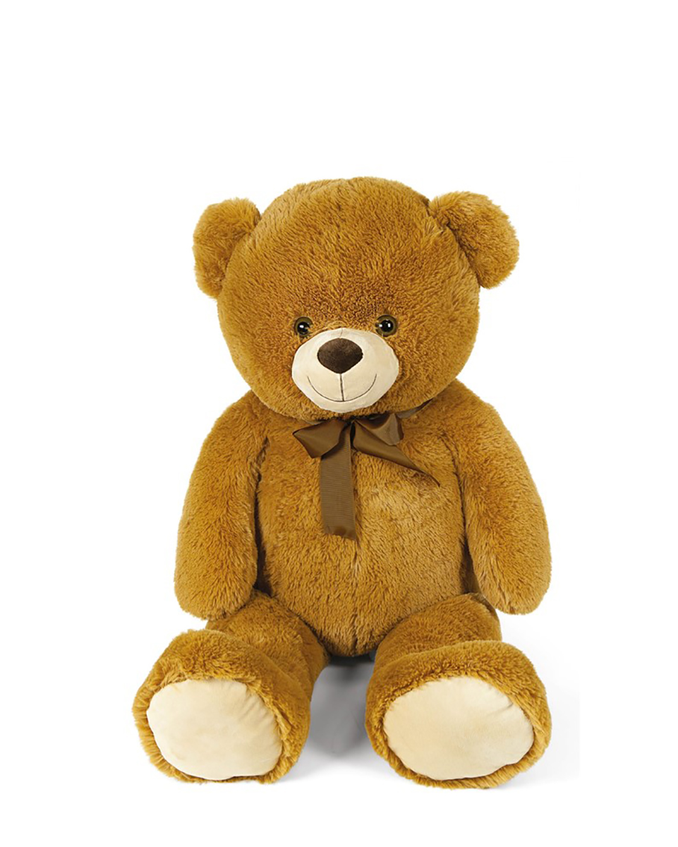 ORSO PELUCHE C/FIOCCO L100CM. MARRONE