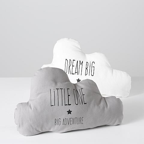 CUSCINO NUVOLA H29 L45CM. GRIGIO