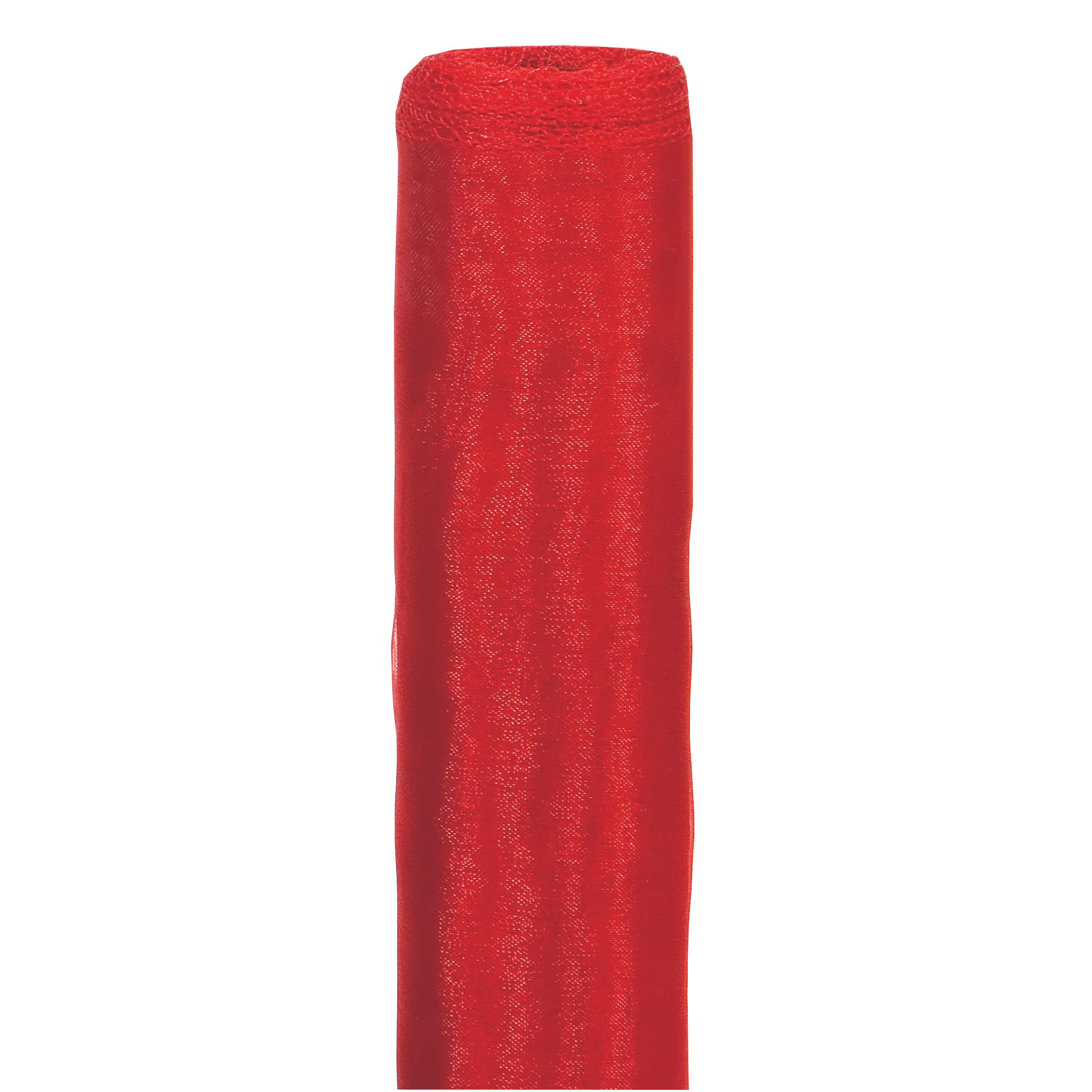 ORGANZA S.TONE CM.72X9MT. RED