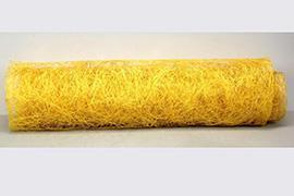 ROT.ABACA SCRUNCH H60CM. 5YDS GIALLO