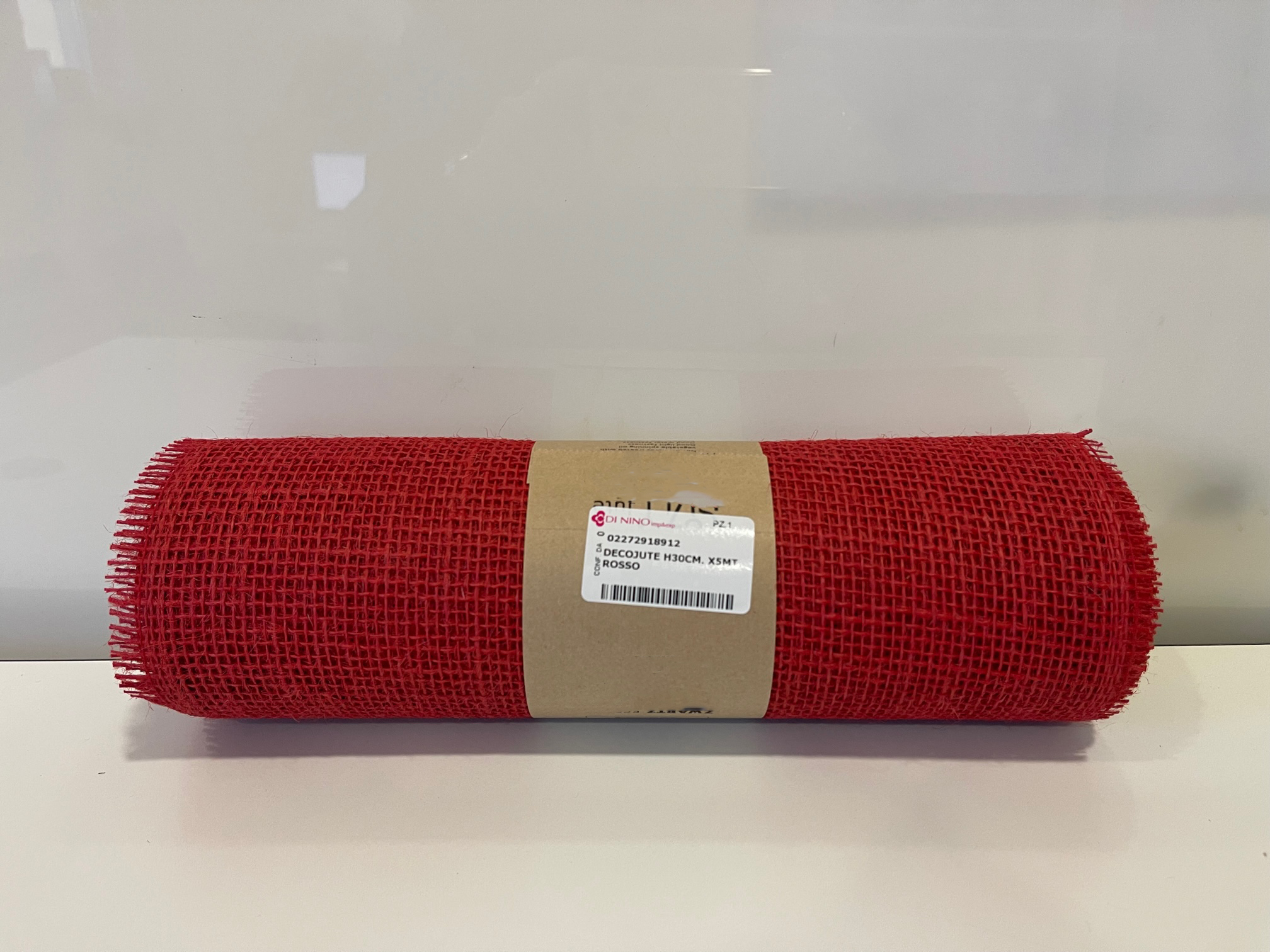 DECOJUTE H30CM. X5MT. ROSSO