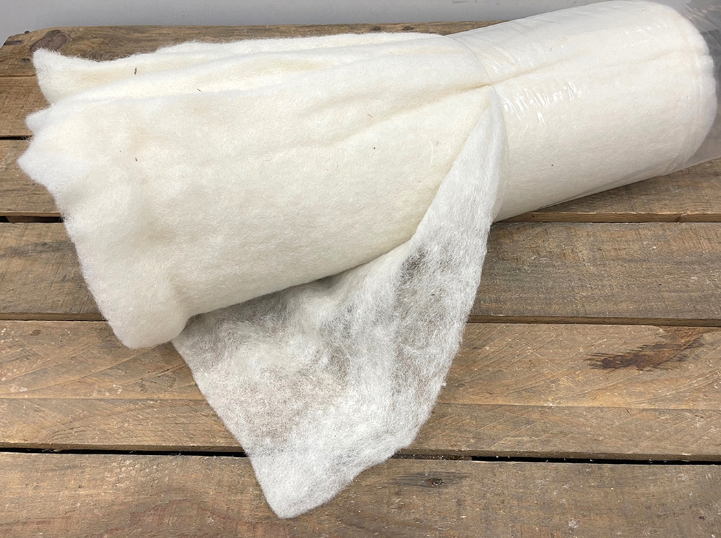 ROTOLO LANA COTTA H.55CM.X10MT. PANNA