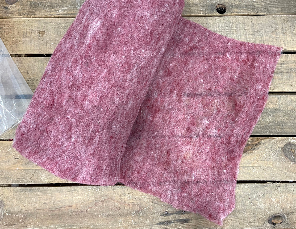 ROTOLO LANA COTTA H.55CM.X10MT. BORDO'