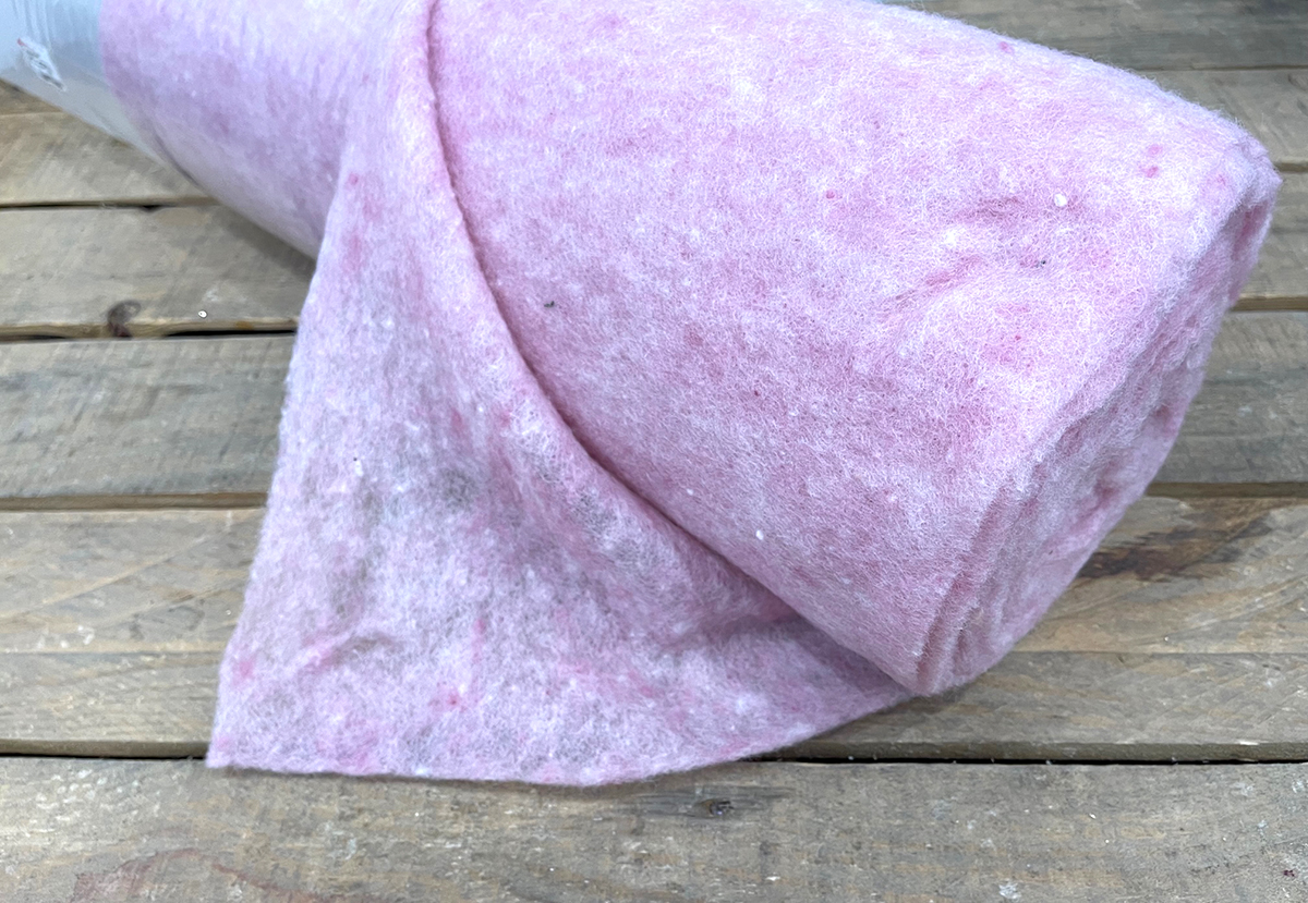 ROTOLO LANA COTTA H.55CM.X10MT. ROSA