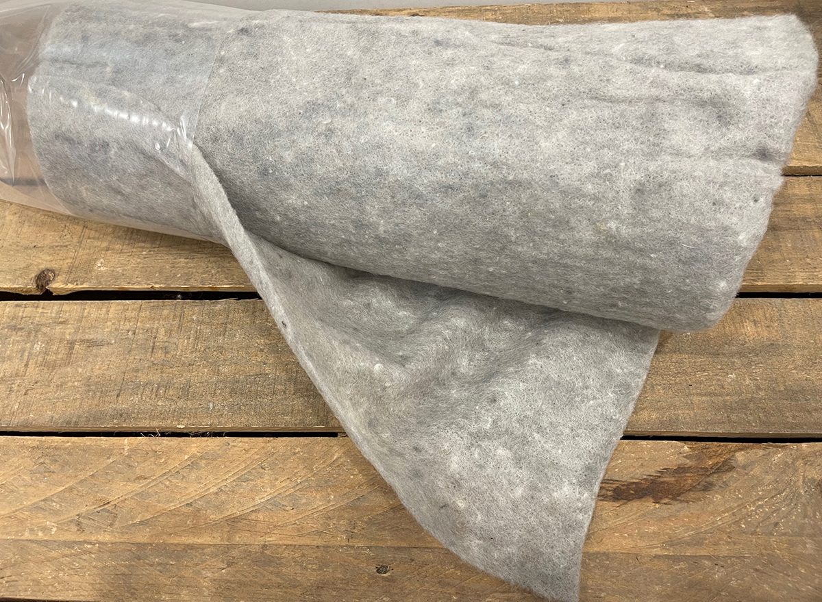 ROTOLO LANA COTTA H.55CM.X10MT. GRIGIO