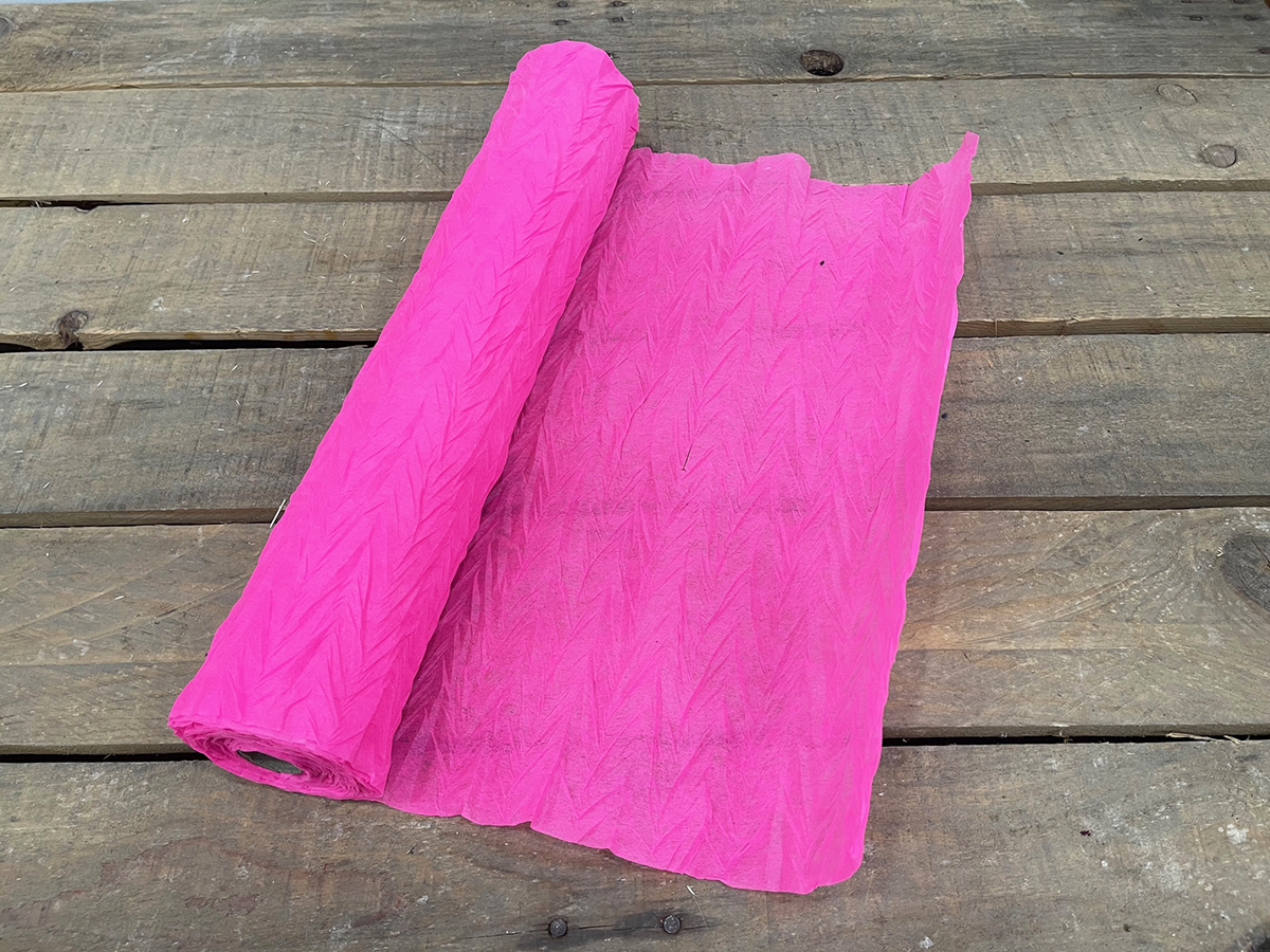 BOBINETTA TNT ONDE 50CM. X5YDS FUCSIA