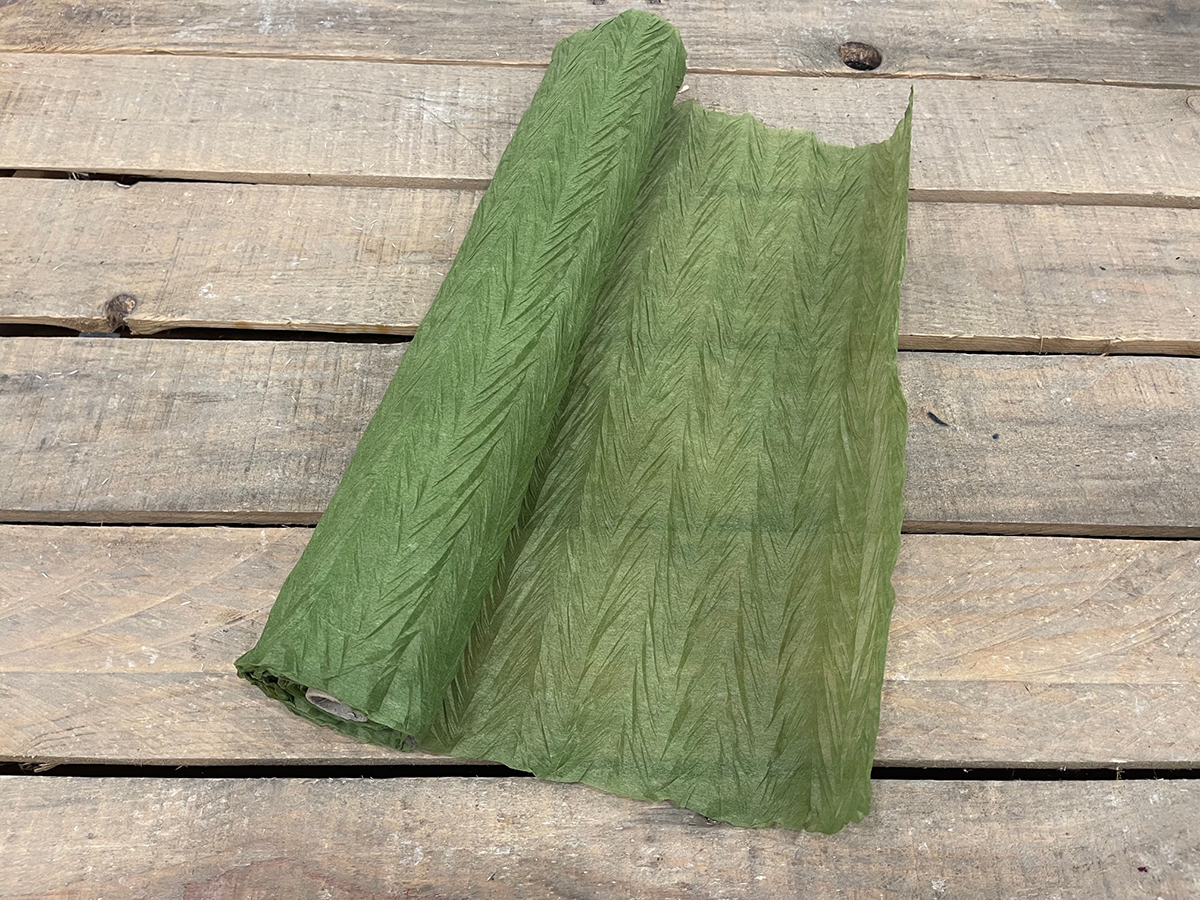 BOBINETTA TNT ONDE 50CM. X5YDS OLIVA