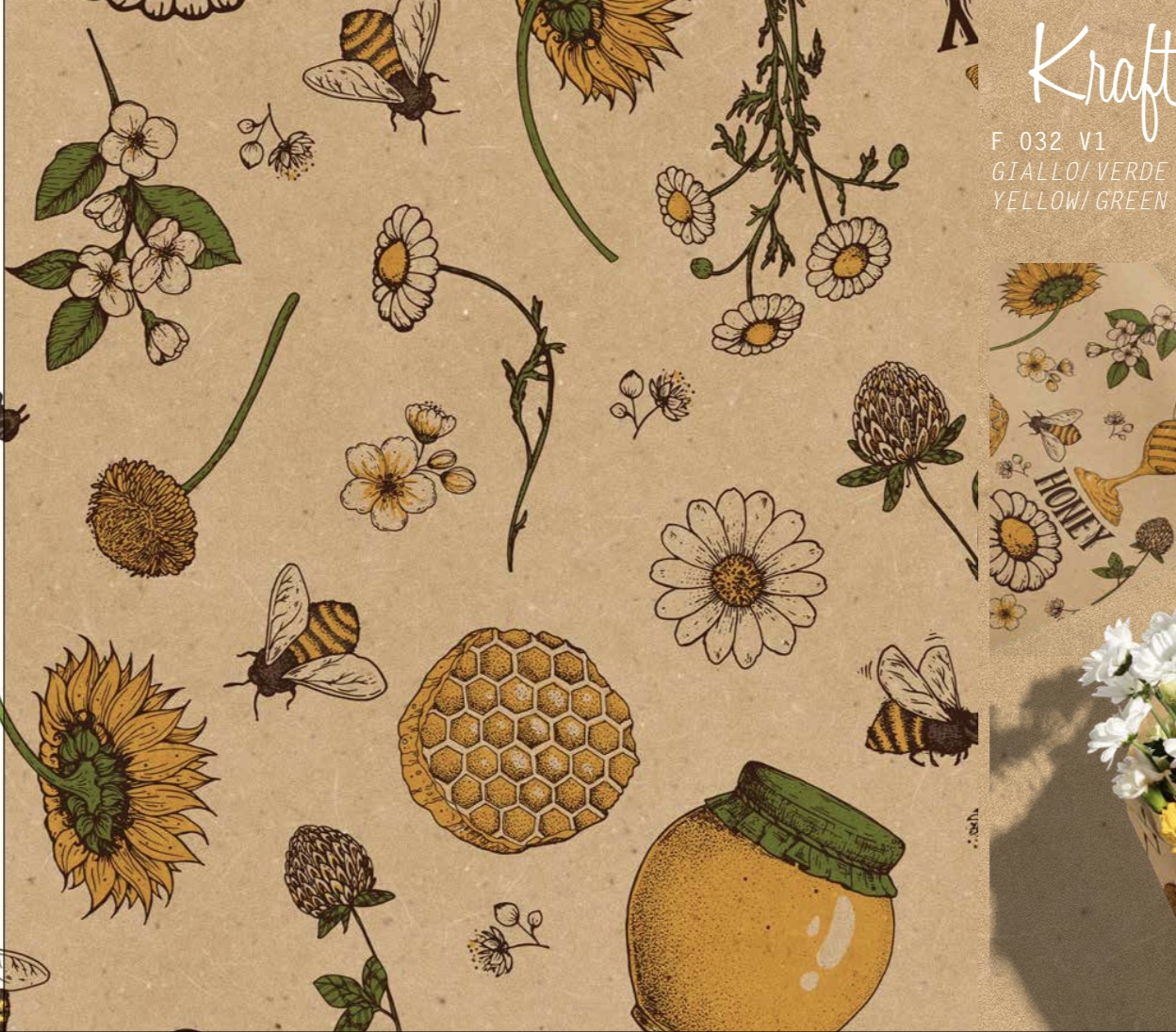 BOB.KRAFT HONEY 1X25MT. GIALLO /V.
