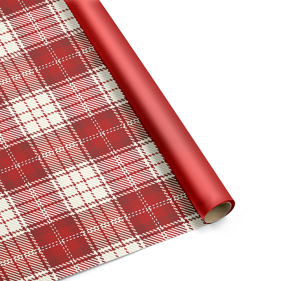 BOB.POLI NEW TARTAN 1X25MT. BORDEAUX