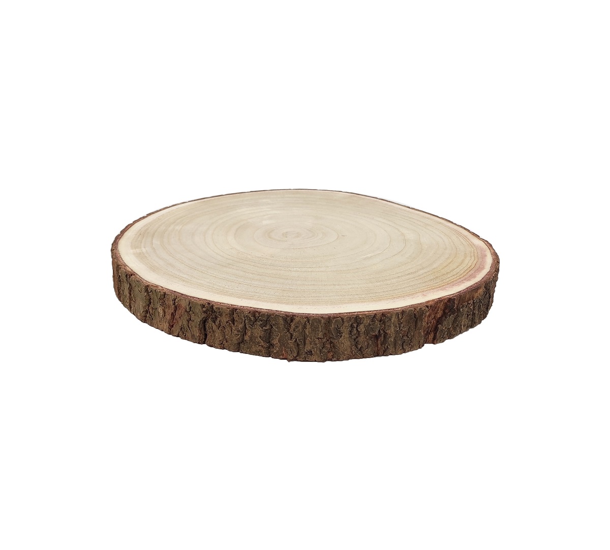 DISCO LEGNO C/CORTECCIA D30 H2,5CM.