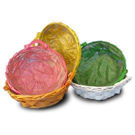 CESTO TONDO D26CM. 5PZ. COL.MISTI