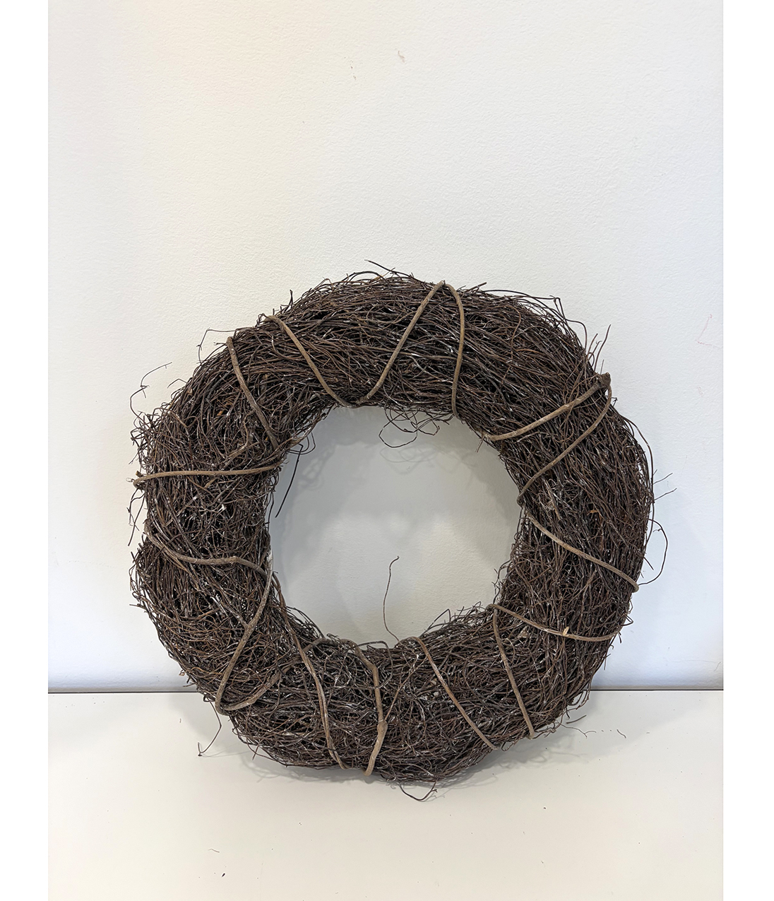 CORONA VIMINI /LEGNO D40CM. NATURALE