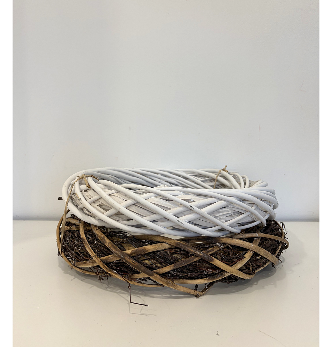 CORONA RATTAN /VIMINI D40CM. 2PZ. ASS.