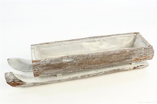 SLITTA PORTAPIANTE H11 53X16CM. FROSTED