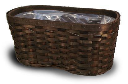 CESTO 37X21 H18CM. BROWN