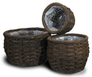 CESTO S/3PZ.TONDO D30 H25- D40 H29-D50 H32 BR