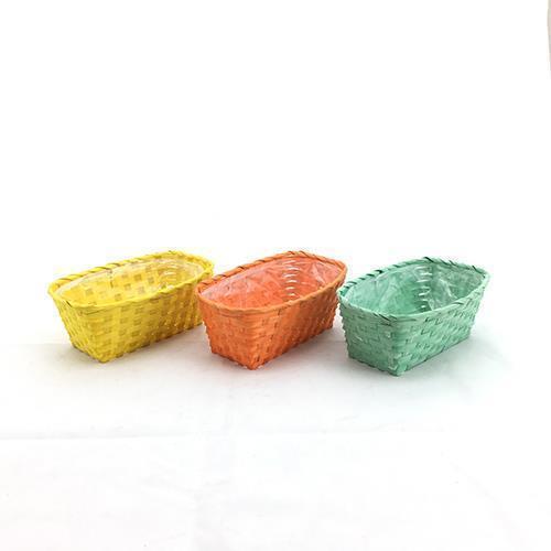 CESTO RETT. 6PZ.ASS. H9 D22,5X11,5CM.